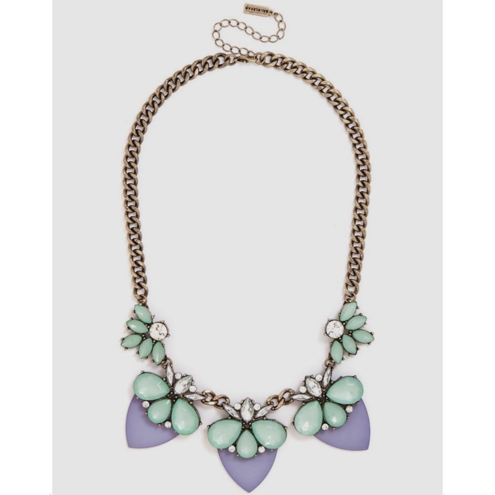 *Final Price Reduction* BaubleBar Purple & Mint Statement Necklace